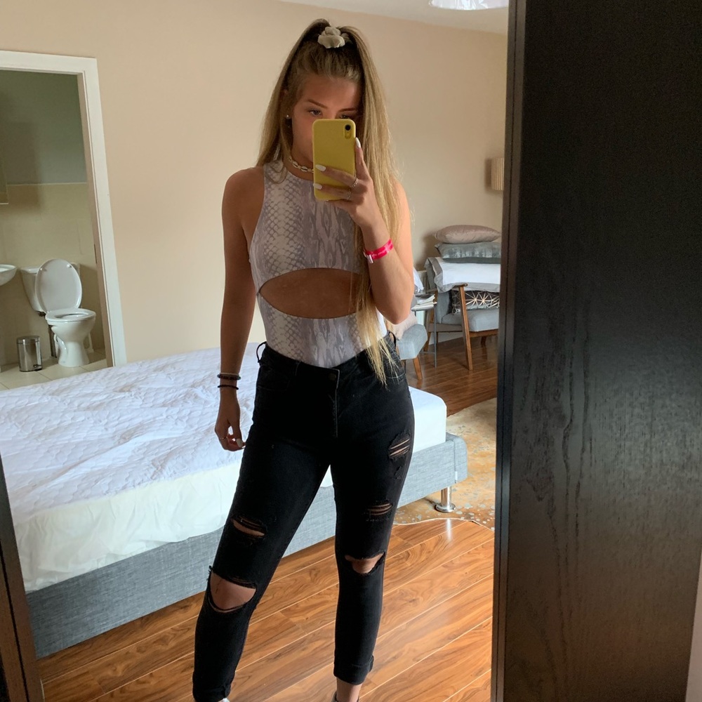 cut out body suit